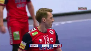 Mundial de Croacia/Dinamarca/Noruega 2025 - 1º Fase 2º Partido Gr. E. EEUU vs. Noruega